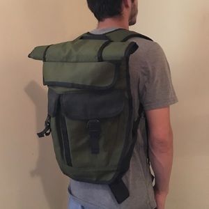 Chrome Backpack Forest Color Excellent Condition